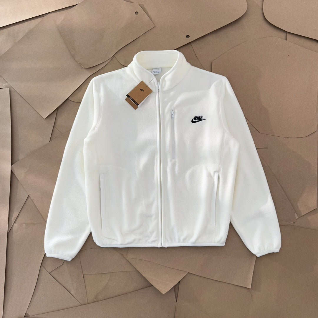 Jaqueta Nike Sportswear Club Fleece - Branca