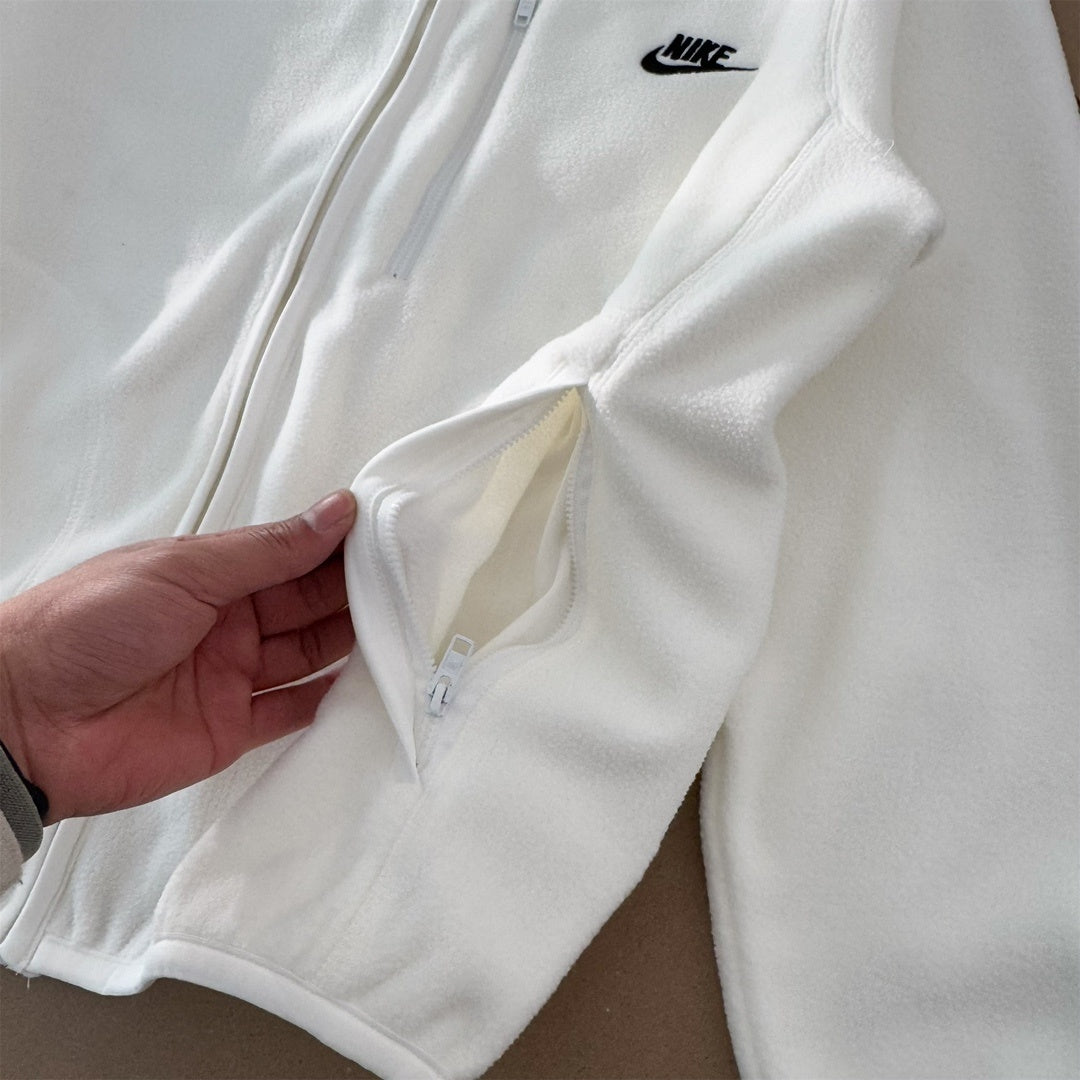 Jaqueta Nike Sportswear Club Fleece - Branca