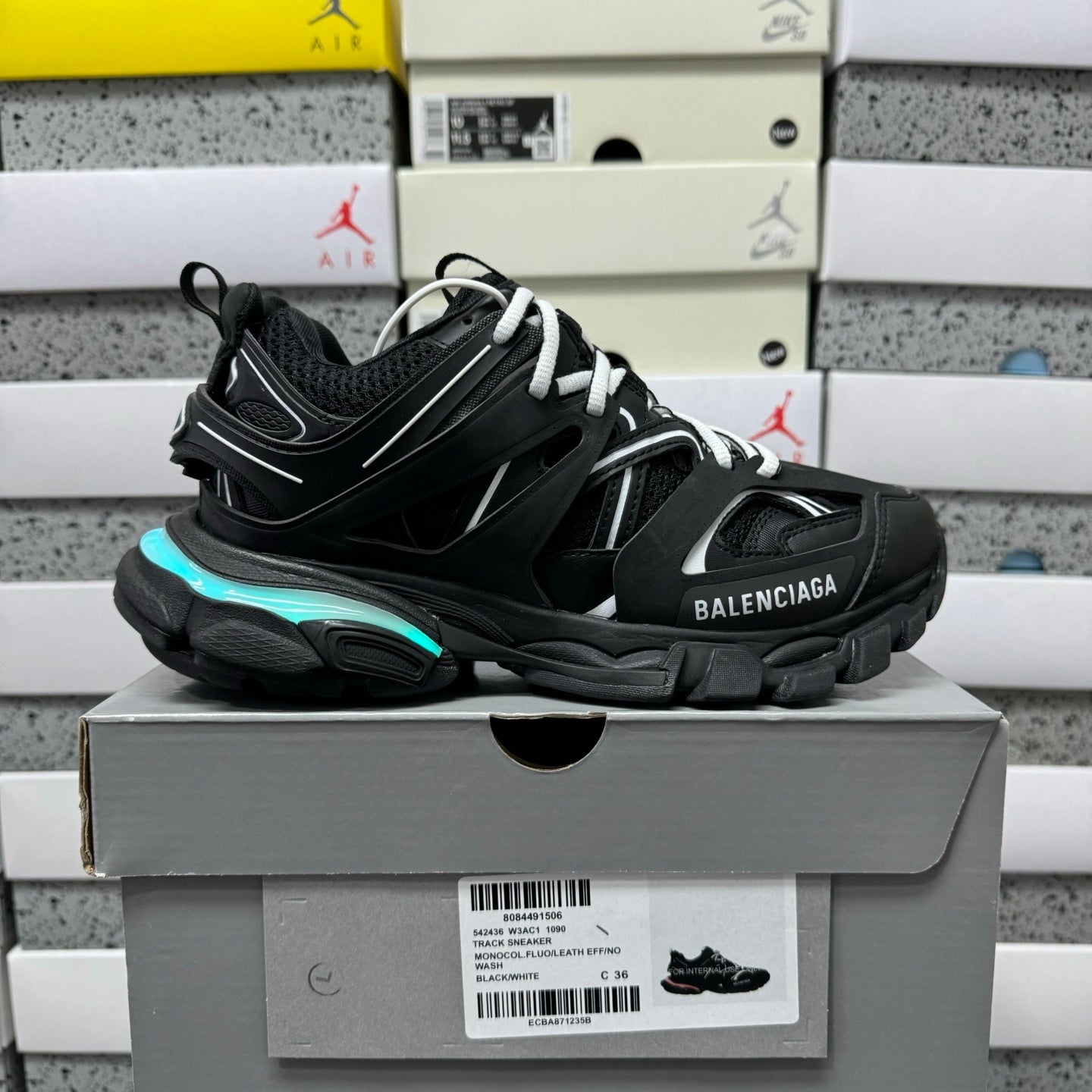 Balenciaga Track LED Black