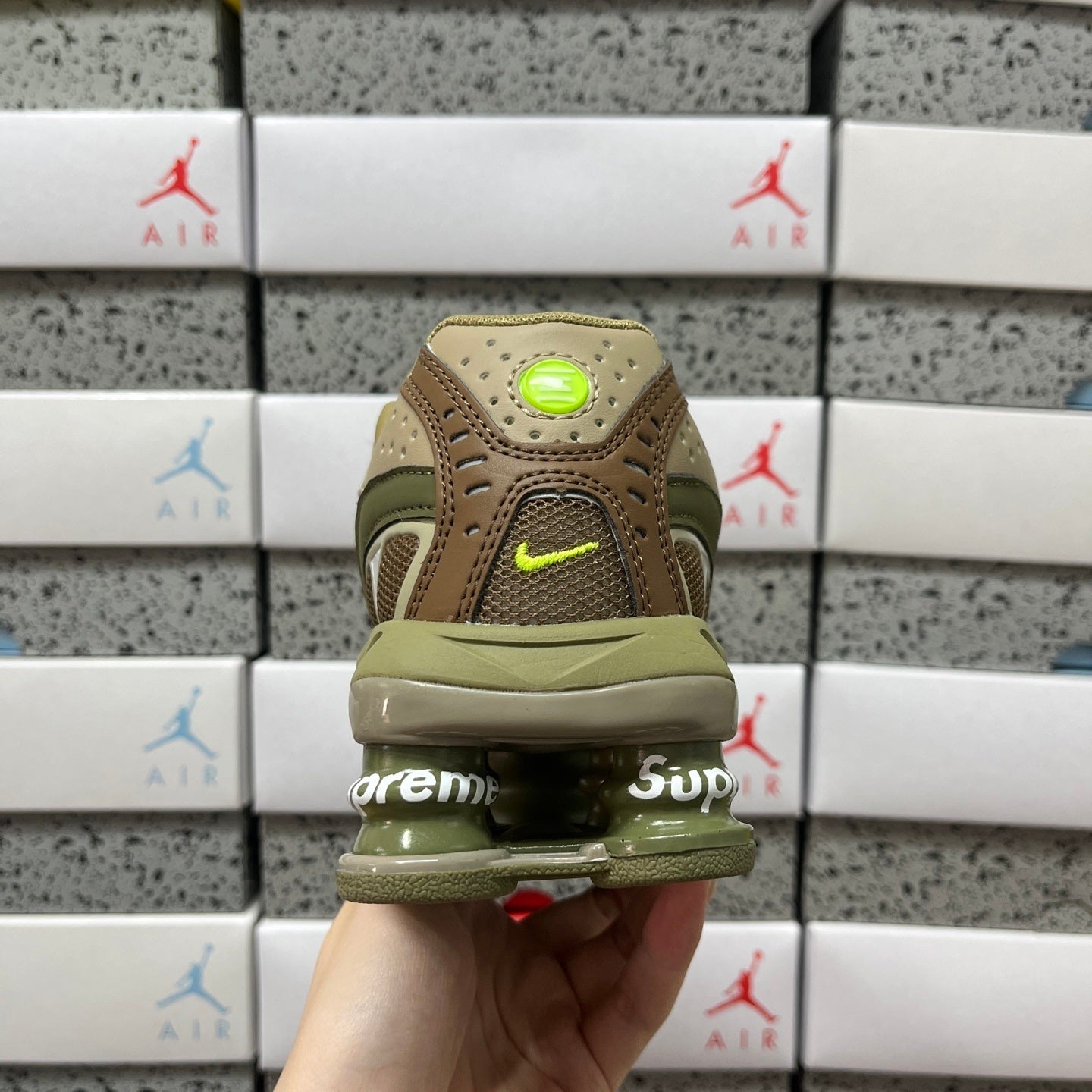 Supreme x Nike Shox Ride 2 Neutral Olive