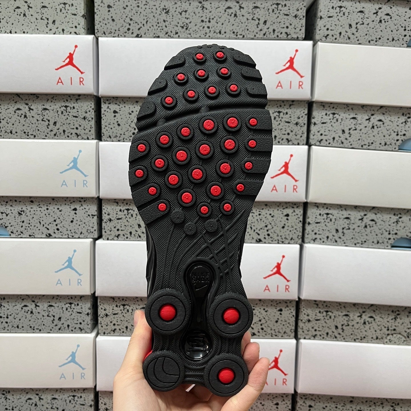 Nike Shox Ride 2 Preto/Vermelho