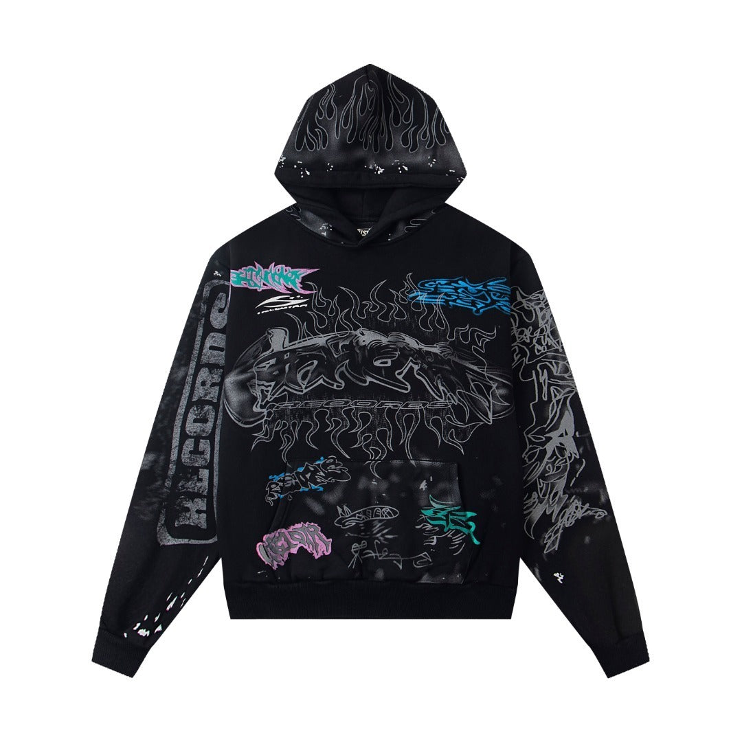 Moletom Hellstar - Preto/Flame