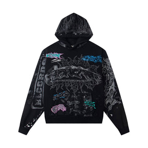 Moletom Hellstar - Preto/Flame