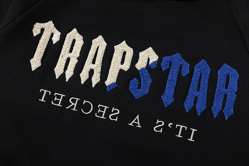 Conjunto TrapStar Chenille Decoded - Preto/Azul