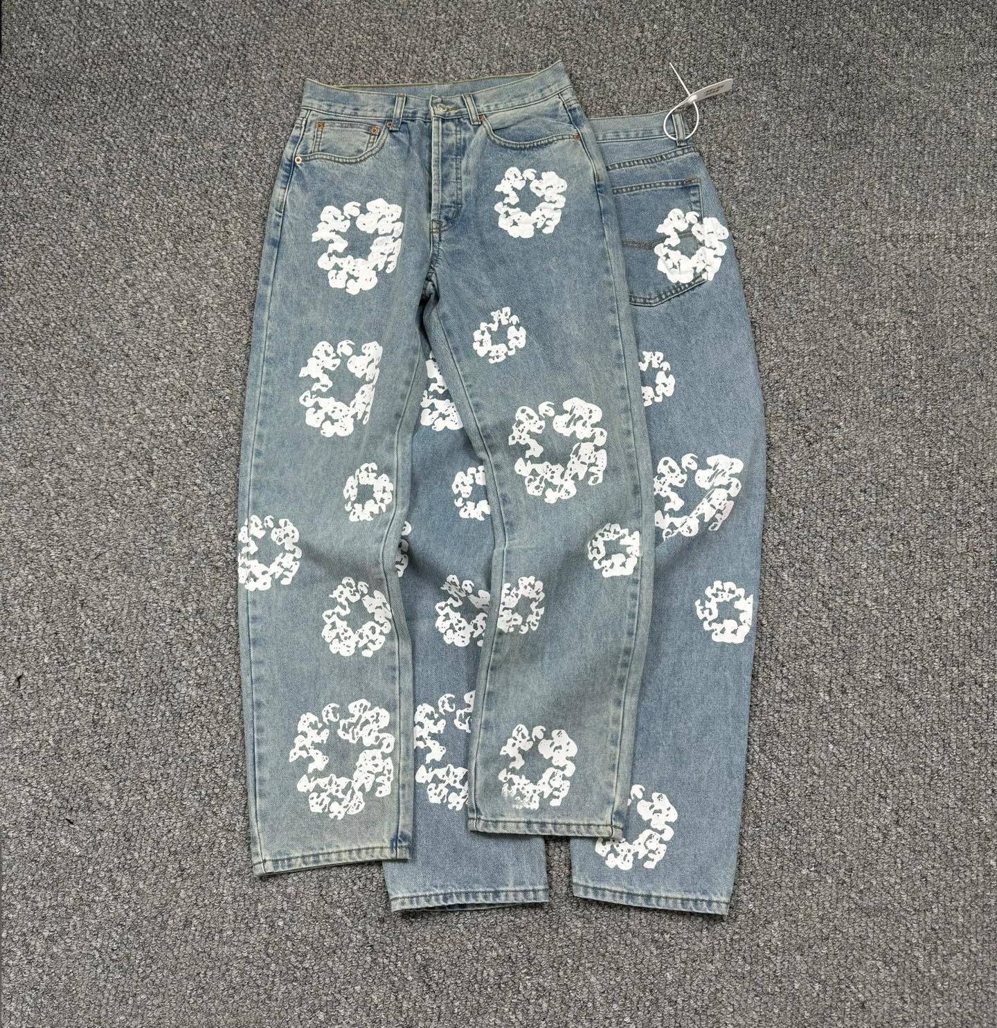 Denim Tears - Calça Jeans Clara