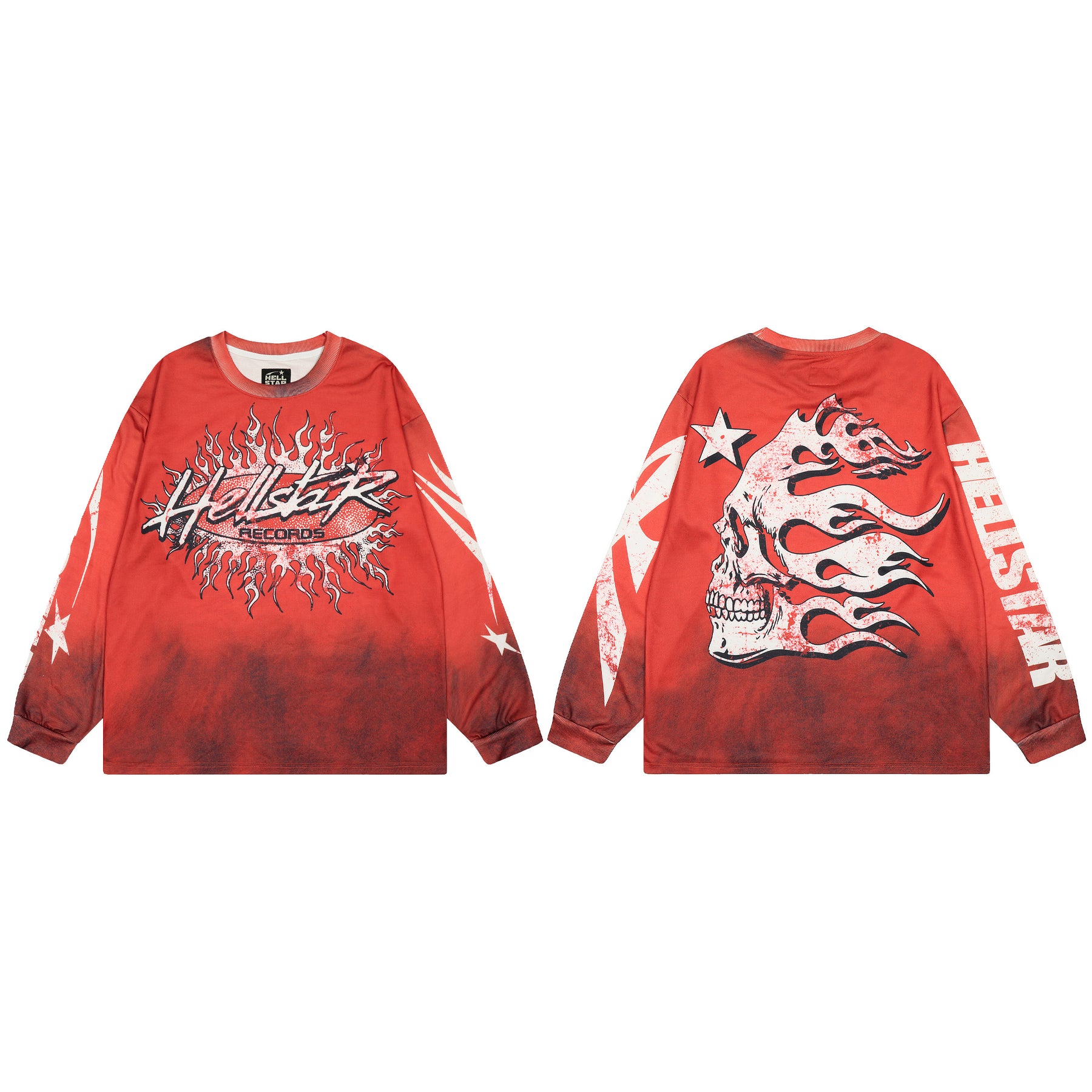 Hellstar Camisa Longa - Vermelho