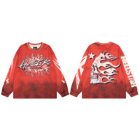 Hellstar Camisa Longa - Vermelho