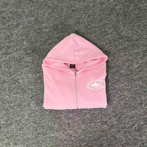 Corteiz Superior Royale Zip Hoodie Pink