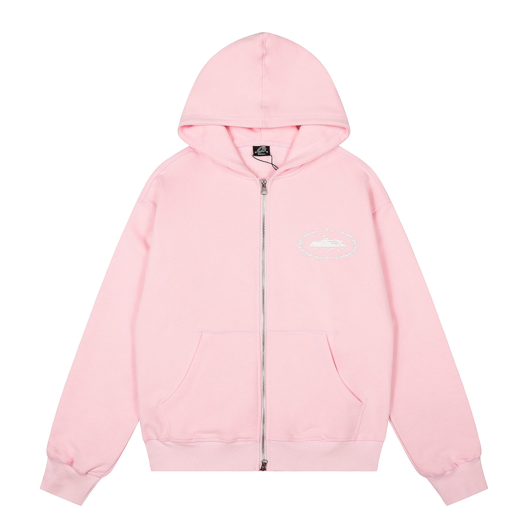 Corteiz Superior Royale Zip Hoodie Pink