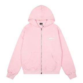 Corteiz Superior Royale Zip Hoodie Pink
