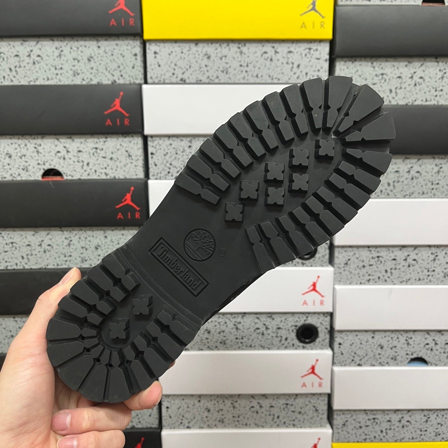 Bota LV x Timberland Preta