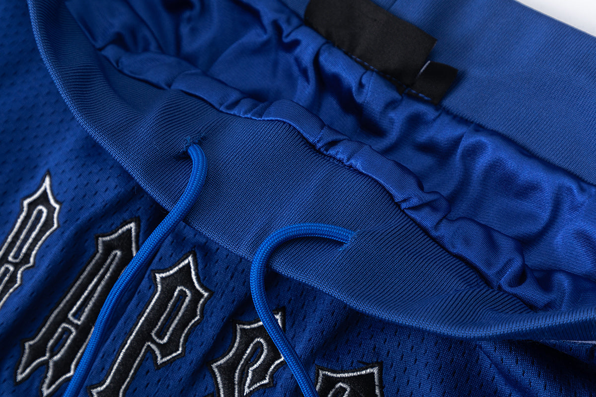 Shorts TrapStar Irongate Arch It's A Secret - Azul/Branco