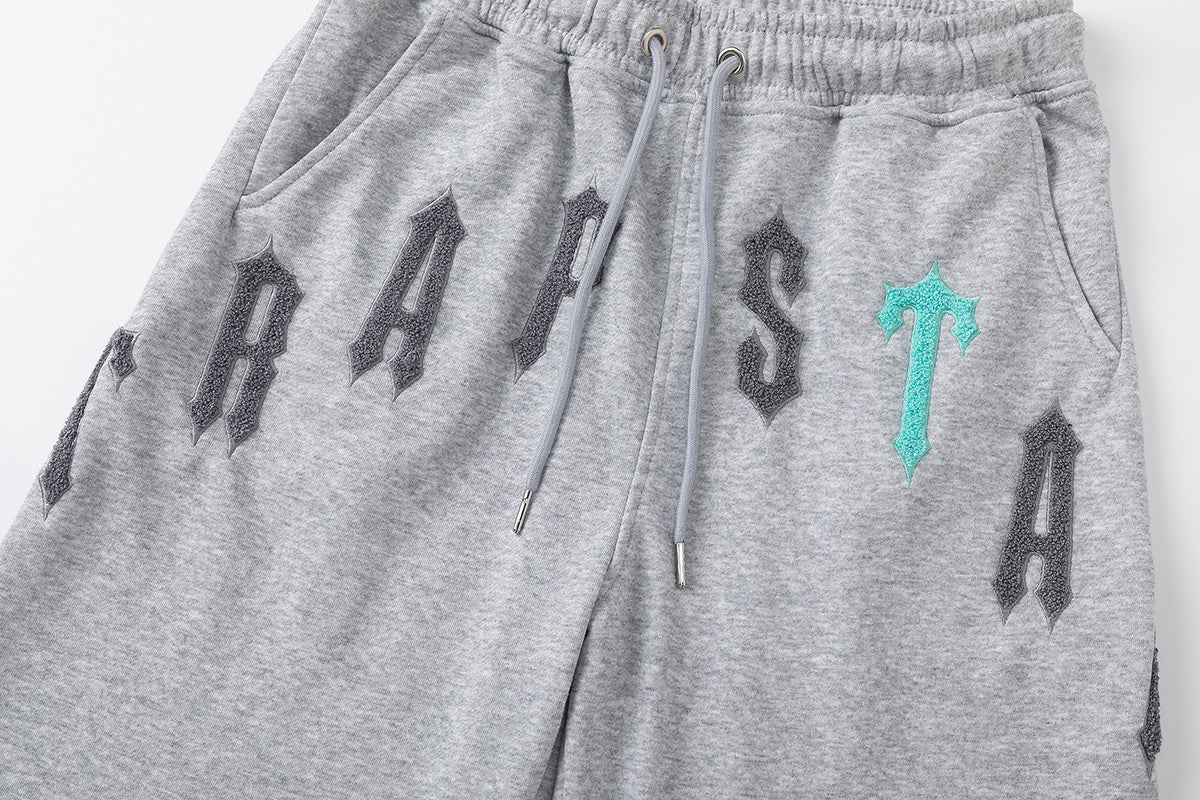 Conjunto C/S Trapstar Arch Chenille Decoded 2.0 - Branco/Cinza