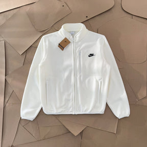 Jaqueta Nike Sportswear Club Fleece - Branca