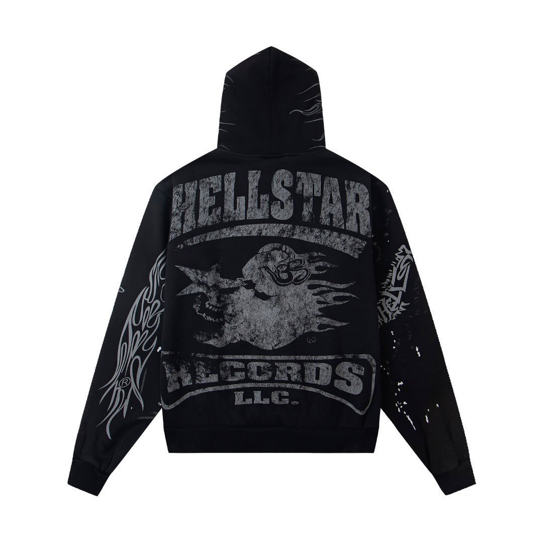 Moletom Hellstar - Preto/Flame