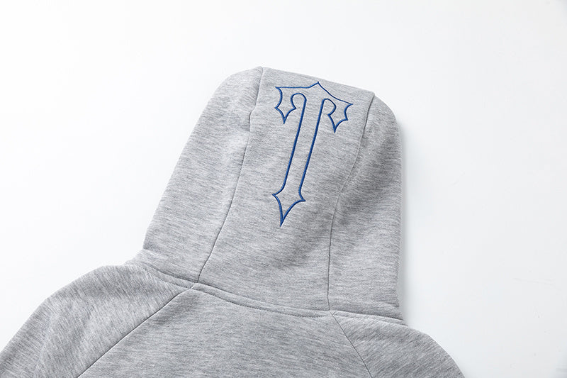 Conjunto TrapStar Chenille Decoded 2.0 - Cinza/Preto/Azul