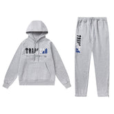 Conjunto TrapStar Chenille Decoded 2.0 - Cinza/Preto/Azul