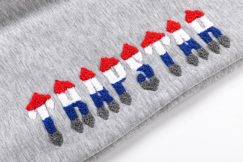 Conjunto TrapStar Chenille Decoded 2.0 - Cinza/Vermelho