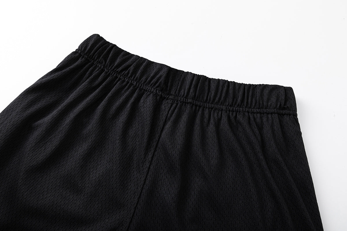 Shorts TrapStar Irongate Arch It's A Secret - Preto/Vermelho