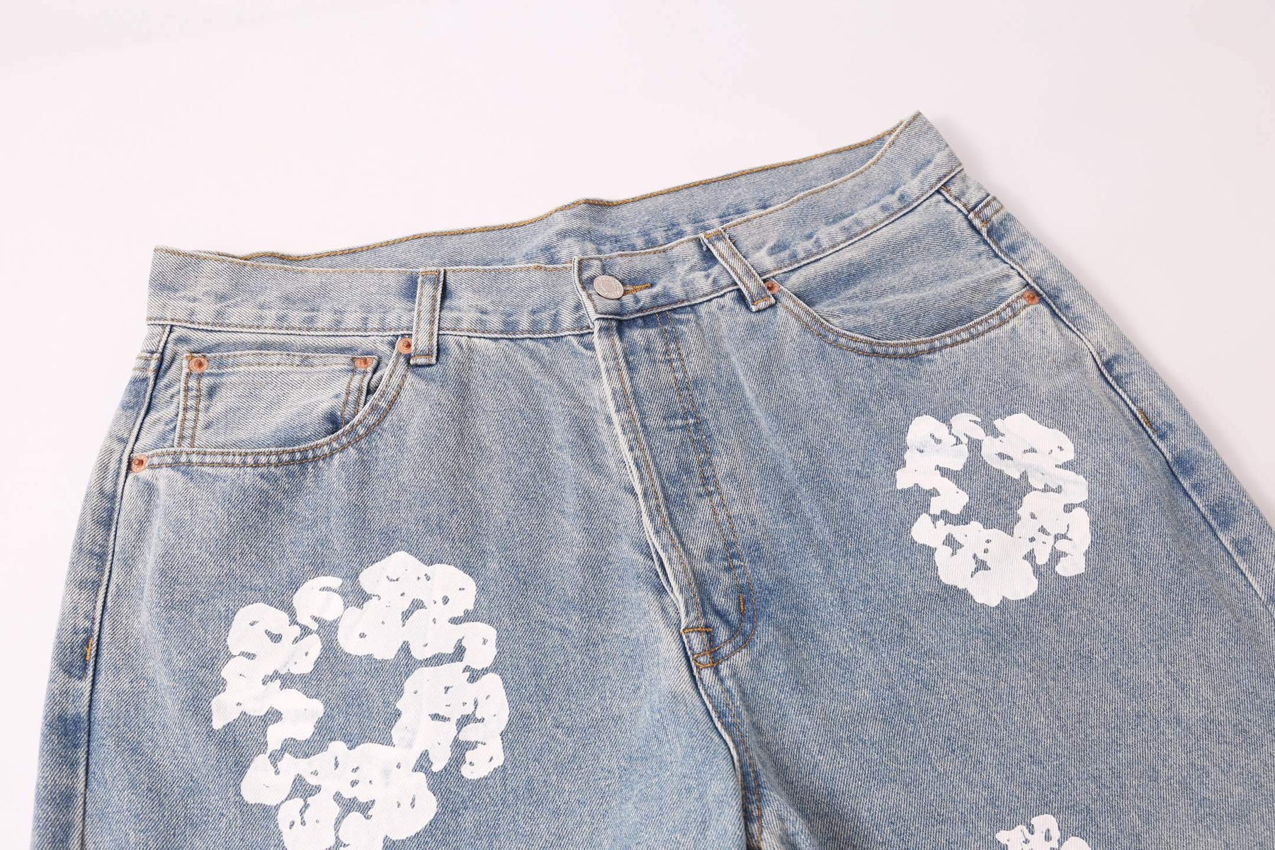 Denim Tears - Calça Jeans Clara