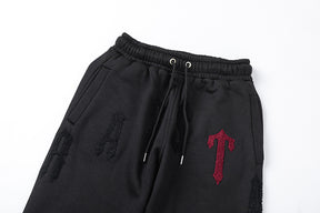 Conjunto TrapStar Chenille Decoded - Preto/Vermelho