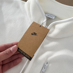 Jaqueta Nike Sportswear Club Fleece - Branca