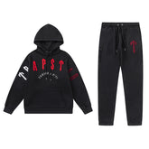 Conjunto TrapStar Chenille Decoded - Preto/Vermelho