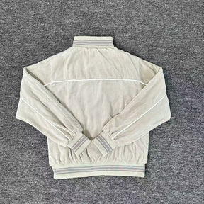 Jaqueta Corteiz VVS Uptown Velour Track Bege