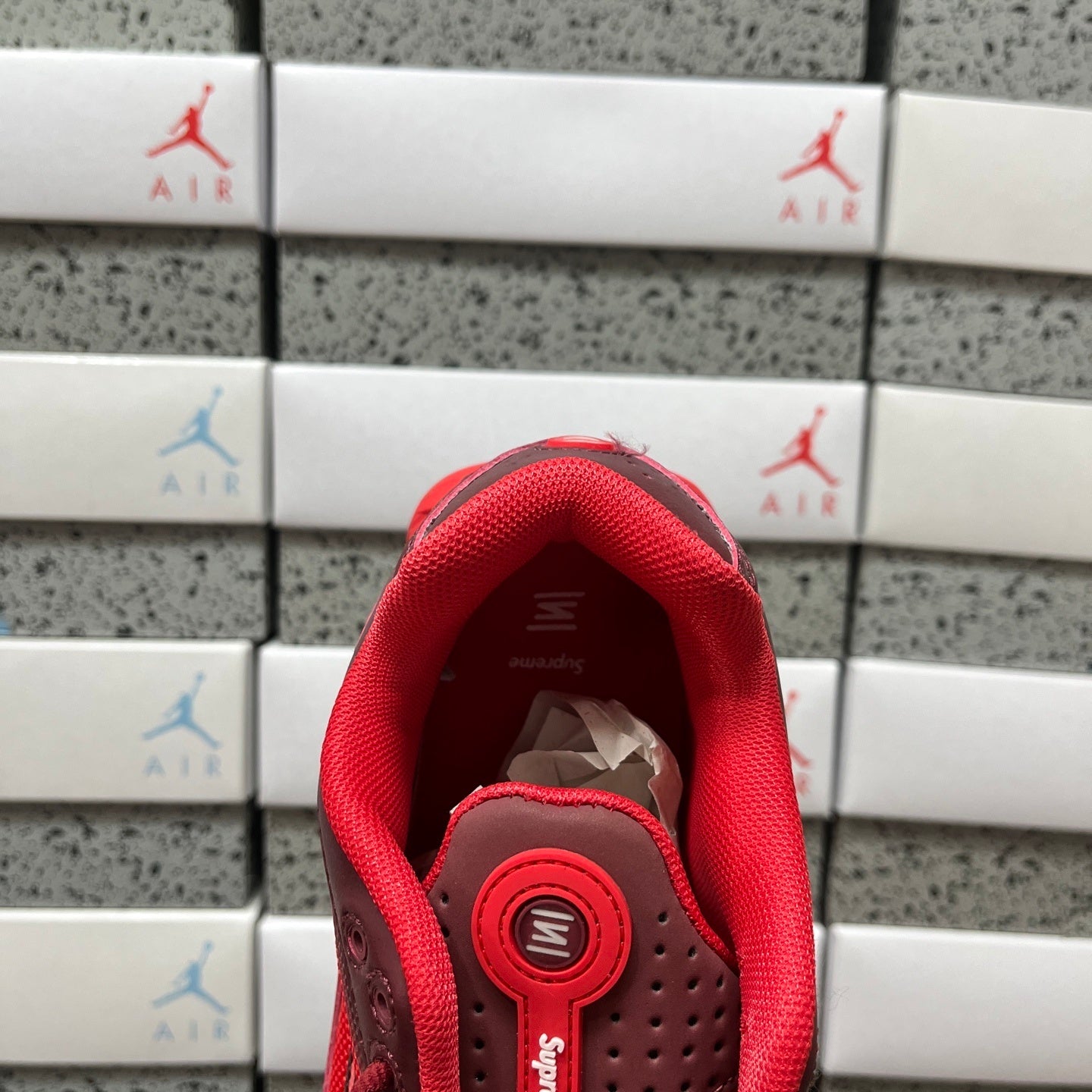 Supreme x Nike Shox Ride 2 Vermelho