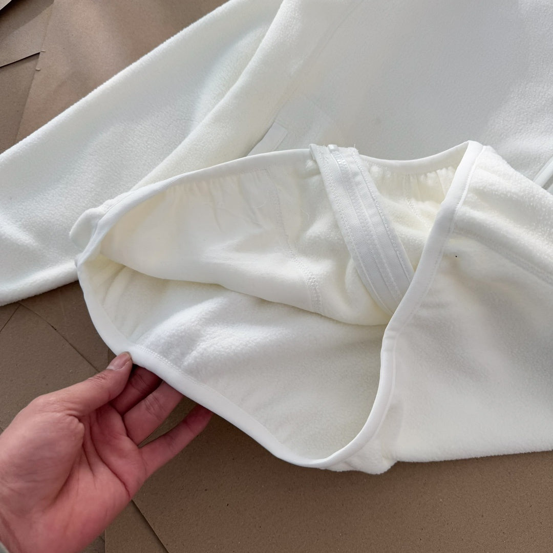 Jaqueta Nike Sportswear Club Fleece - Branca