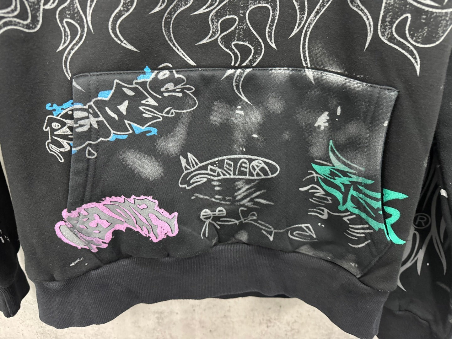 Moletom Hellstar - Preto/Flame