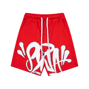 Shorts Syna World - Vermelha/Branco