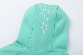 Conjunto TrapStar Chenille Decoded 2.0 - verde-água