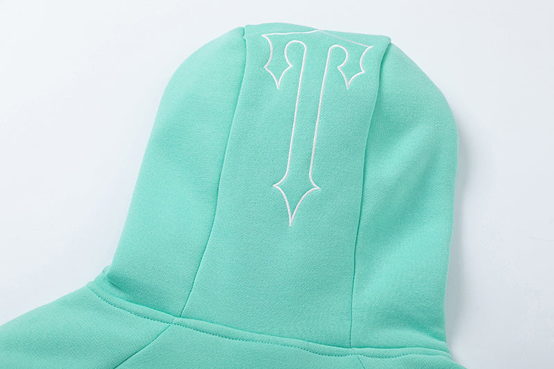 Conjunto TrapStar Chenille Decoded 2.0 - verde-água