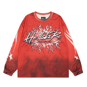 Hellstar Camisa Longa - Vermelho