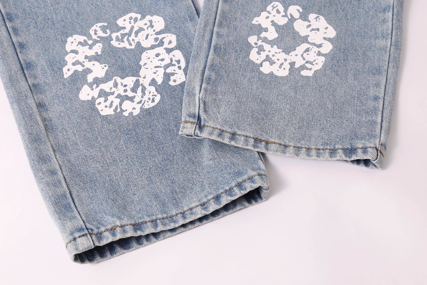 Denim Tears - Calça Jeans Clara