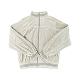 Jaqueta Corteiz VVS Uptown Velour Track Bege