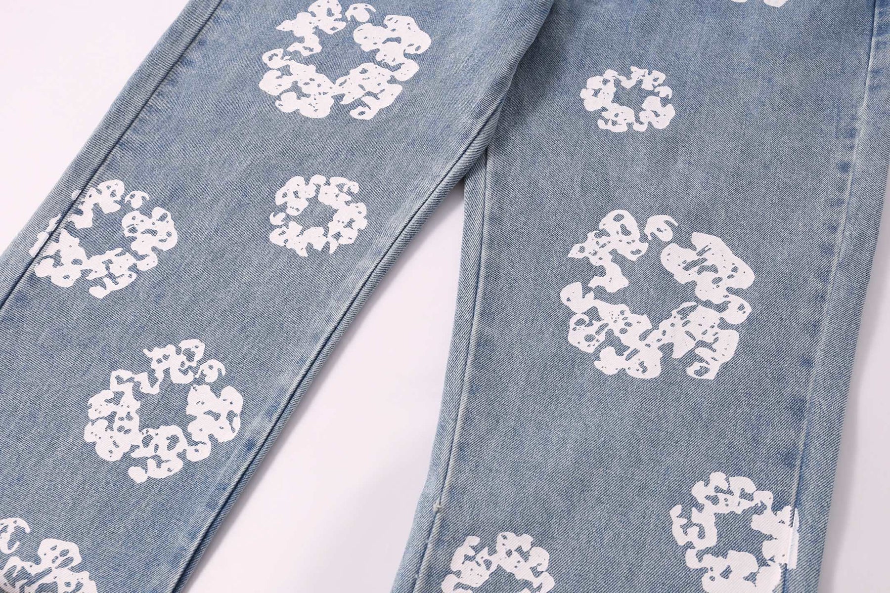 Denim Tears - Calça Jeans Clara