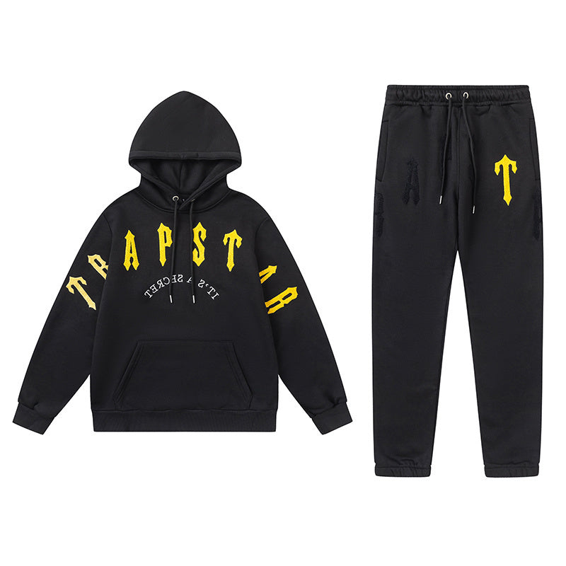 Conjunto TrapStar Chenille Decoded - Preto/Amarelo