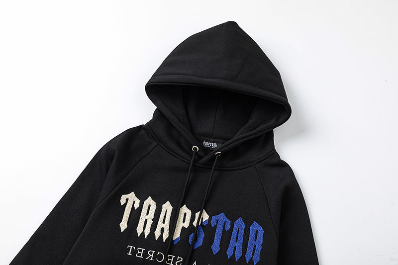 Conjunto TrapStar Chenille Decoded - Preto/Azul