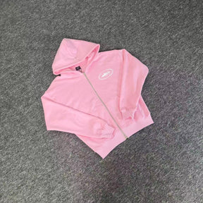 Corteiz Superior Royale Zip Hoodie Pink