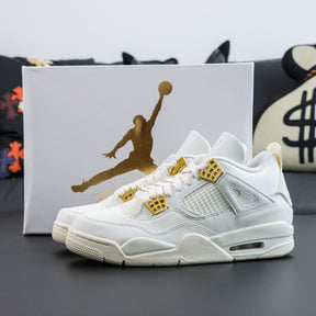 Air Jordan 4 Metallic Gold