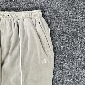 Calça Corteiz VVS Uptown Velour Track Bege